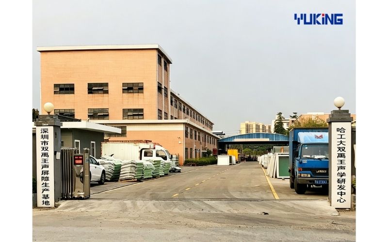 factory entrance - yukings noise barrier & sound barrier manufacturer factory photo 04