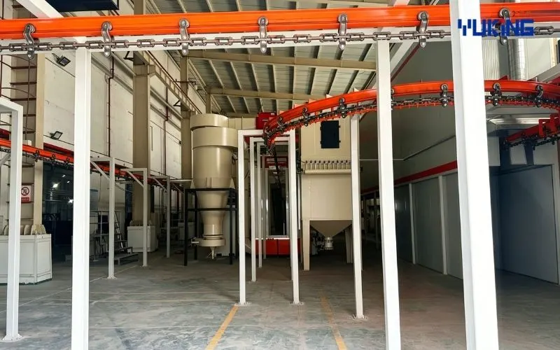 automatic powder coating line - yukings noise barrier & sound barrier manufacturer factory photo 14