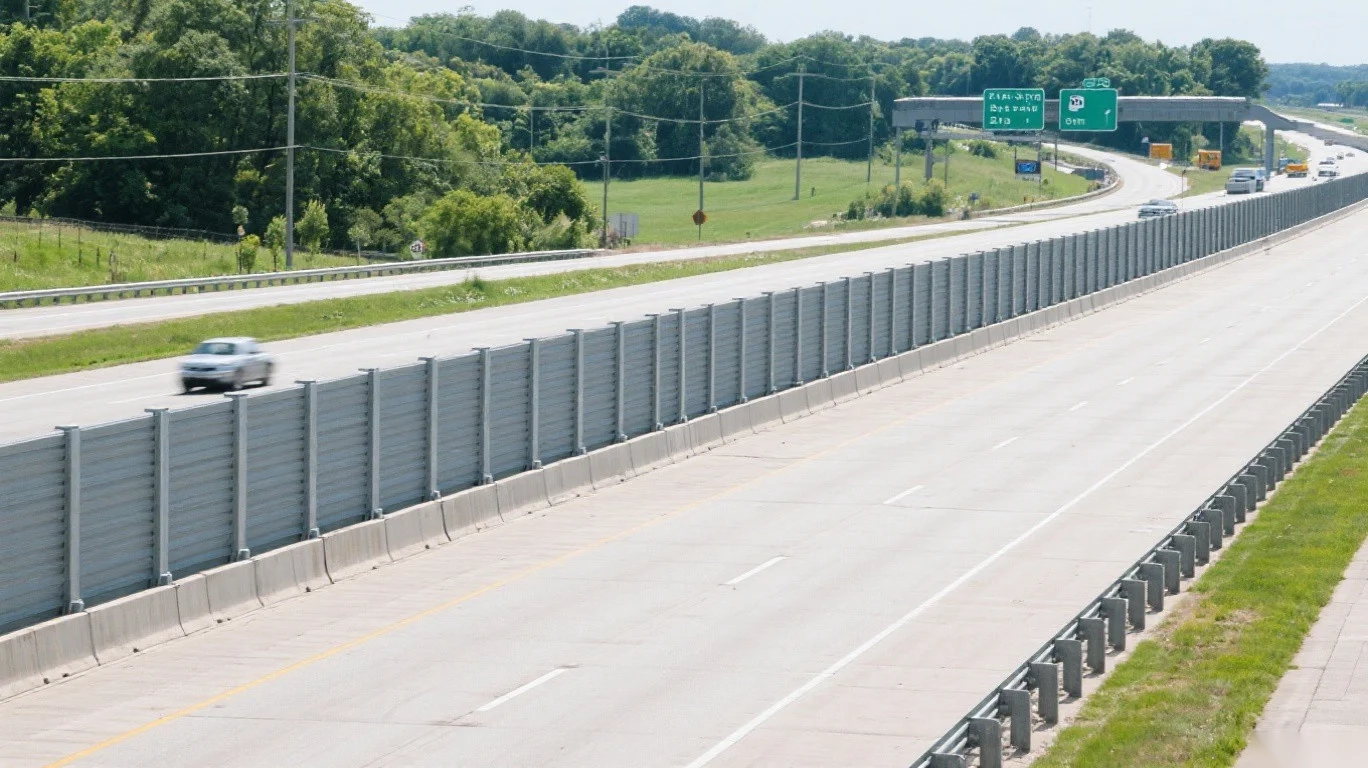 noise barrier highway project