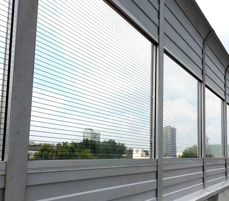noise barrier highway reflective
