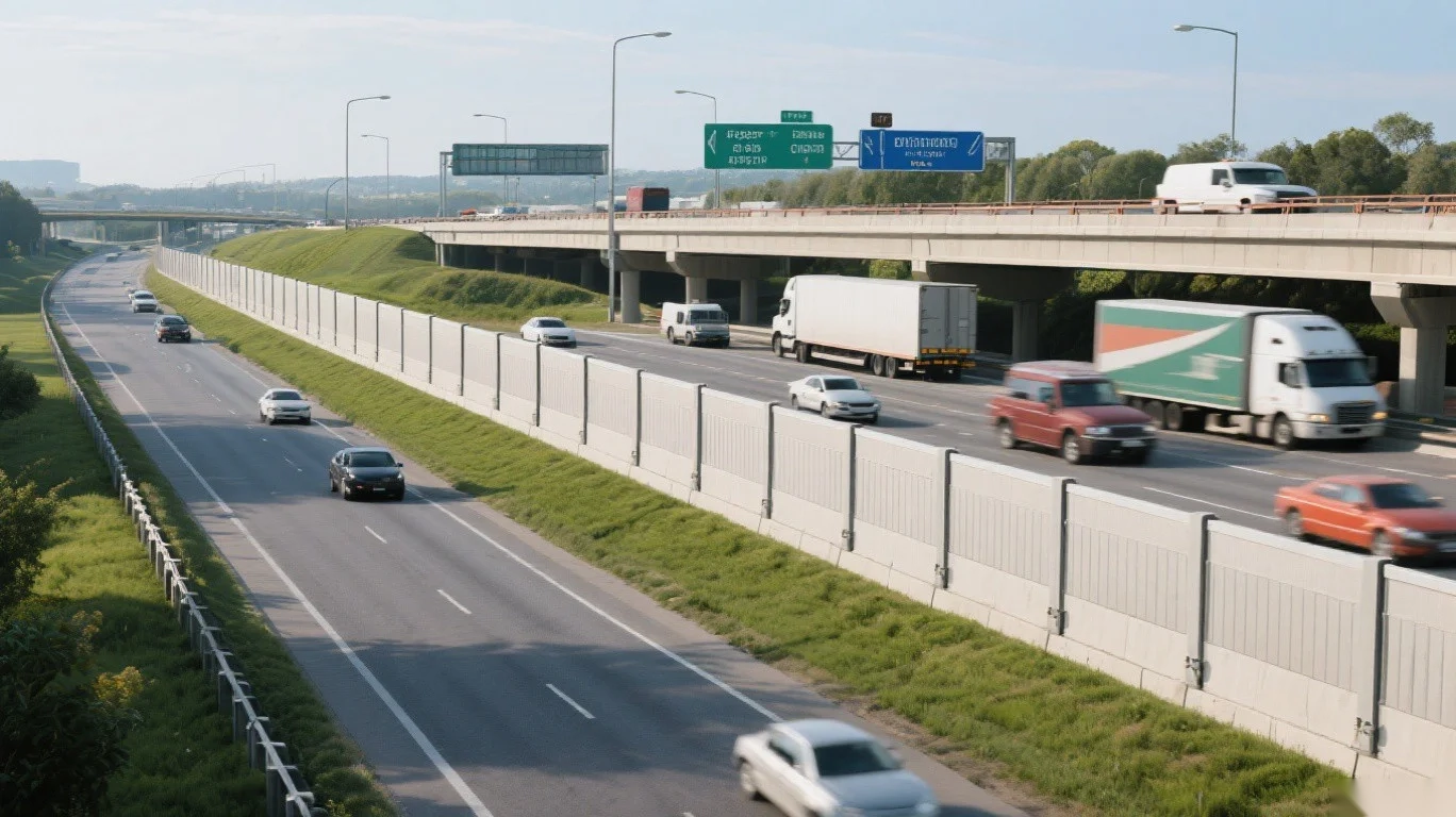noise barrier absorptive