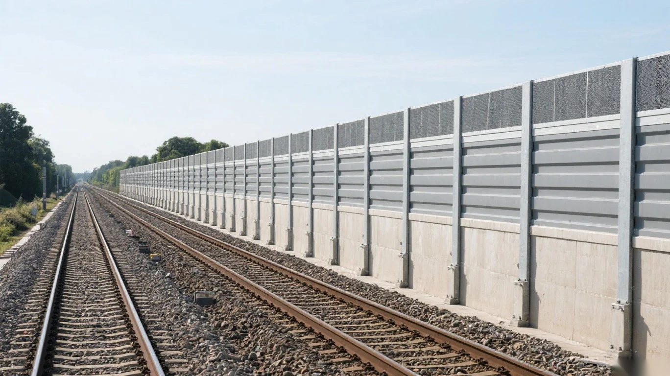 noise barrier railway project