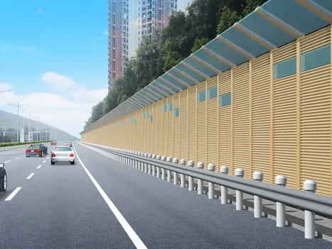 sound barrier reflective installation