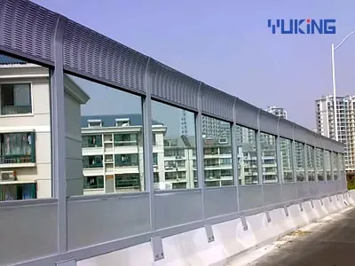 noise barrier highway residential hybrid