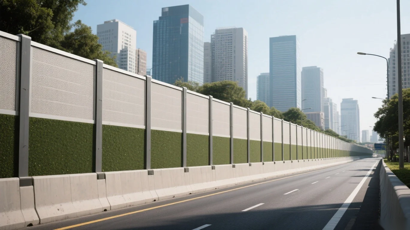 noise barrier absorptive
